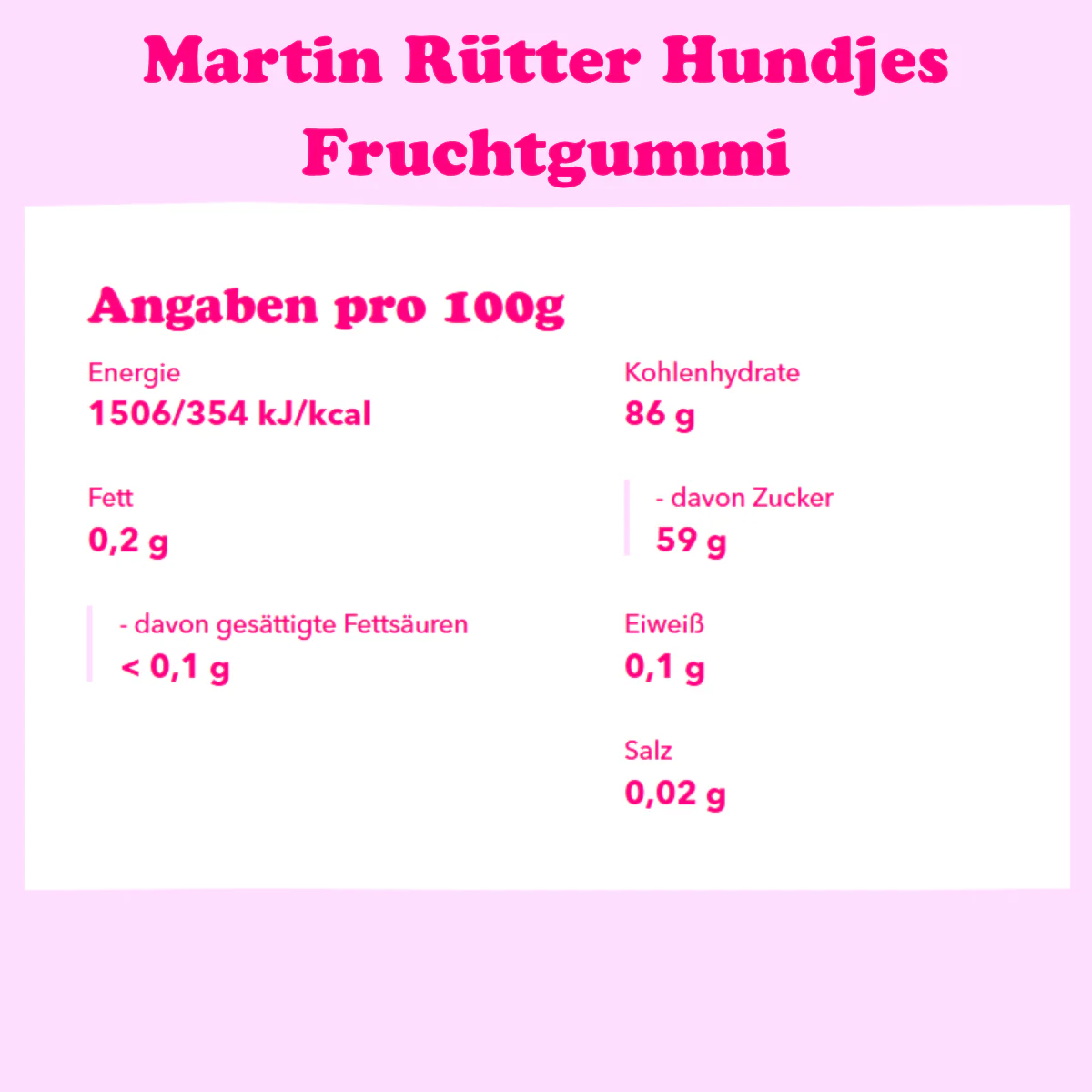 Martin Rütter Hundjes Fruchtgummi 210g 18er Karton - Image 4